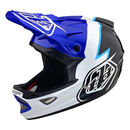 TLD 2023 D3 AS Fiberlite Volt Blue Helmet