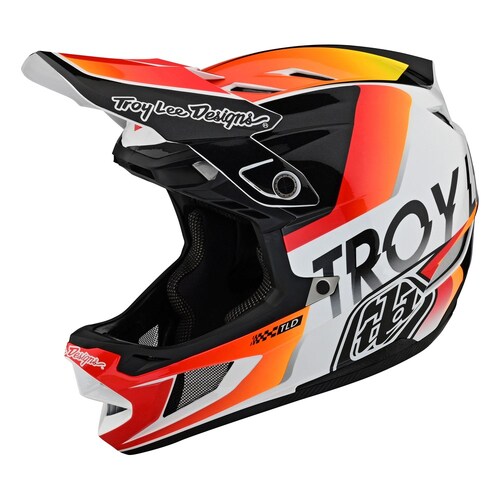 TLD 2023 D4 Composite MIPS Qualifier White/Orange Helmet