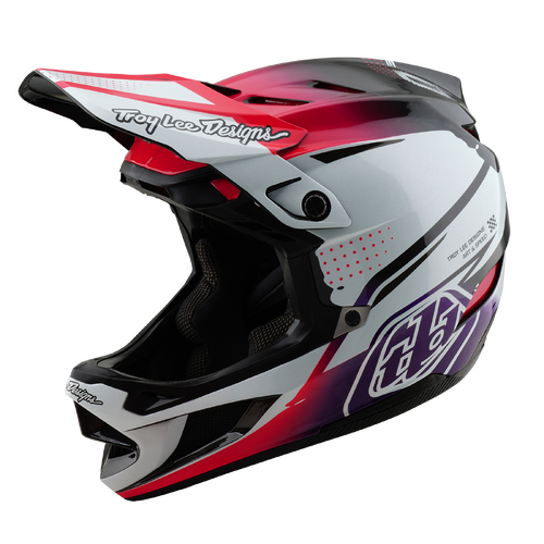 TLD 2025 D4 Carbon MIPS Drip White Helmet