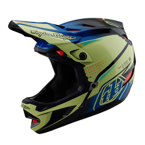 TLD 2025 D4 Composite MIPS Drip Glow Yellow Helmet