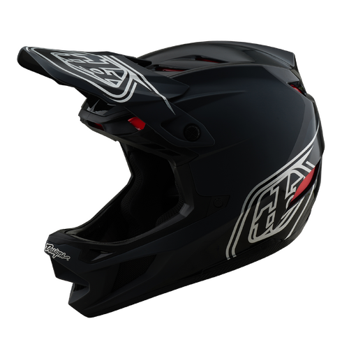 TLD 2025 D4 Polyacrylite MIPS Shadow Black Helmet